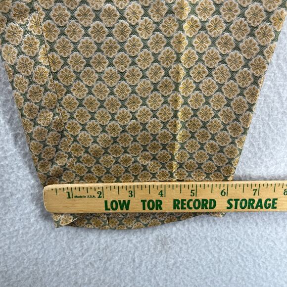 SEZANE Pants 38 Gustavo Floral Jacquard Tapered Ankle Trouser High Waist Beige - Picture 14 of 16